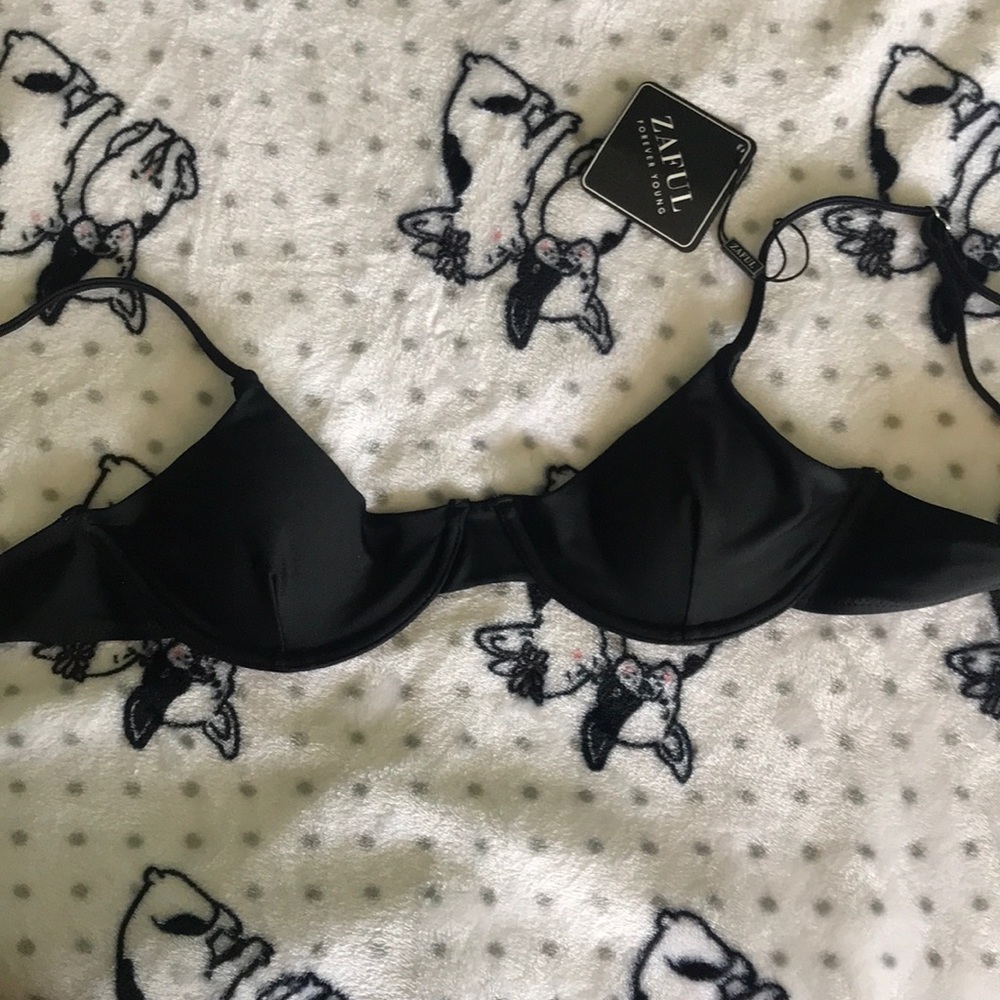 zaful black bikini top